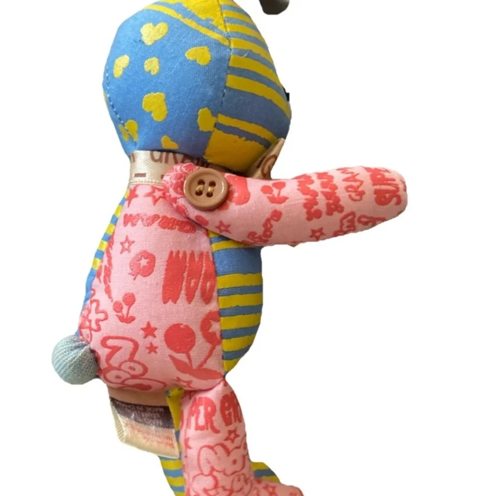 SUPER GRAM Naoko Shinada Jointed Patchwork‎ Bunny Rabbit Keychain Nao's Stuff